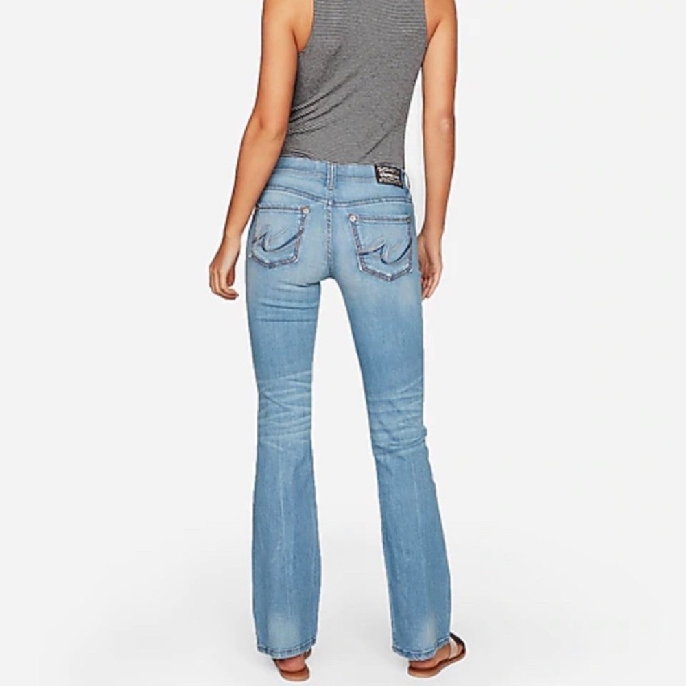 Express Bootcut Thick Stitch Jeans